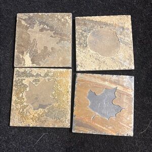 Natural Stone Coasters MADE IN USA
